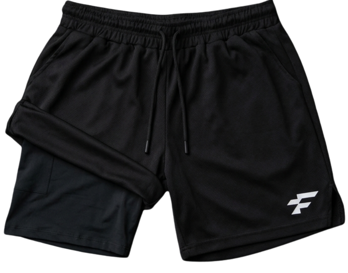 Bermuda 2 em 1 Performance- Preto