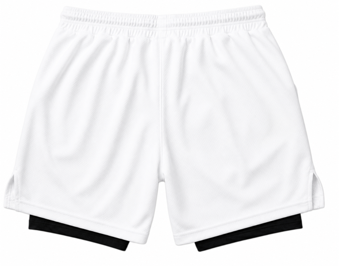 Kit 3 Bermudas 2 em 1 Performance